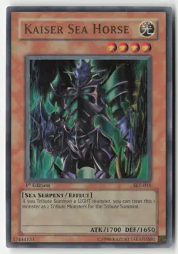 Yugioh - Kaiser Sea Horse SKE-015 1st Edition - Starter Deck: Kaiba Evolution - Image 1