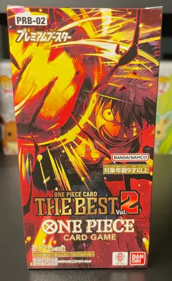 One Piece Card Game The Best Vol.2 PRB-02 Premium Booster Box Japanese Sealed US - Image 1