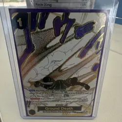 One Piece CCG Ground Death Foil Event Card The Seven Warlords of the Sea - Image 1