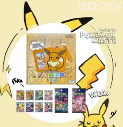 US STOCK Pokemon TCG S-Chinese Nine Colors Gathering Card Case Gift Box - Image 1