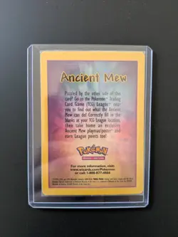Ancient Mew SEALED Pokemon Vintage 2000 Movie Promo Holo Card - RARE Near Mint - Image 2