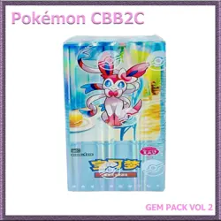 Pokemon TCG Chinese Card Gem Pack Vol.2 Eevee Booster Box Sealed CBB2C In Stock - Image 2