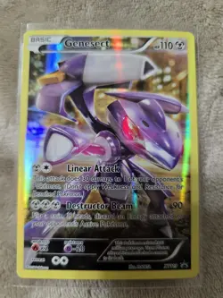 Pokemon TCG Genesect XY196 Holo Black Star Promo Card NM/M Condition - Image 1