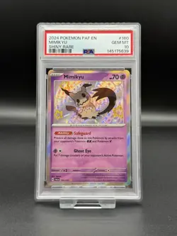 Mimikyu 160/091 PSA 10 Paldean Fates Pokemon Card LOW POP - Image 1