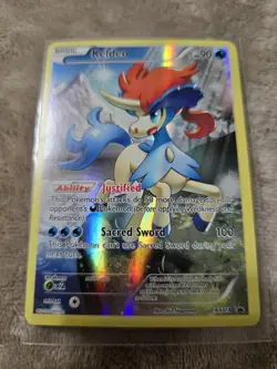 Keldeo XY118 Full Art Black Star Promo 118 Pokemon Card NM - Image 1