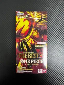 One Piece Card Game PRB-02 Premium Booster Box The Best Japanese New Sealed - Image 1