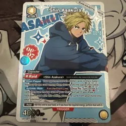 SAKAMOTO DAYS SHIN ASAKURA SR* UNION ARENA BOX HIT CARD - Image 1