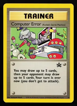 Computer Error 16 WOTC Black Star Promo Pokemon Card - Image 1