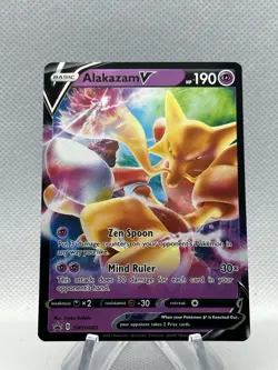 Pokemon Card SWSH083 Alakazam V Black Star Promo Holo Rare Pack Fresh nm (#30) - Image 1