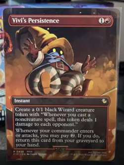 Vivi's Persistence 0458 Final Fantasy Scene Promo MTG Magic Card - NM NON FOIL - Image 1
