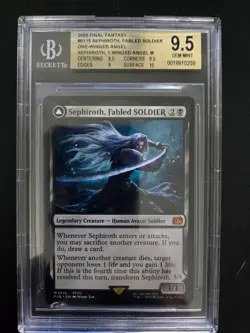 Sephiroth, Fabled SOLDIER Final Fantasy 0115 One Winged Angel Grade 9.5 Gem mint - Image 1