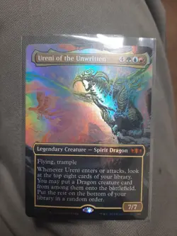 Ureni of the Unwritten (Borderless) Commander: Tarkir: Dragonstorm Foil M 0008 - Image 1