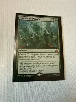 Wizards of the Coast MTG Awaken The Woods The Brothers' War 170/287 Regular NM - Image 1