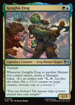 1x Genghis Frog NM Eng MTG - MTG TMNT - Image 1