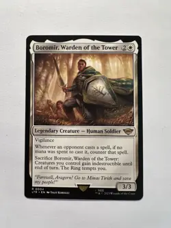 Boromir, Warden of the Tower - MTG LTR - NM - Image 1