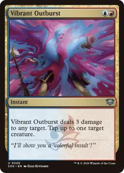 Vibrant Outburst - SOS - MTG - NM - EN - 0240 - Image 1