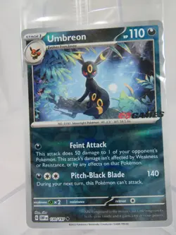 Pokemon Card - Umbreon 130/197 - EB Games - Obsidian Flames - Image 1