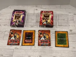 VINTAGE Yugioh Starter Deck Yugi + Kaiba Evolution TWO EMPTY Deck Box & Manuals - Image 1