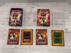 VINTAGE Yugioh Starter Deck Yugi + Kaiba Evolution TWO EMPTY Deck Box & Manuals - Image 2