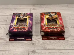 VINTAGE Yugioh Starter Deck Yugi + Kaiba Evolution TWO EMPTY Deck Box & Manuals - Image 3