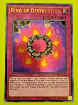Yu-Gi-Oh Ring of Destruction Ultra Rare 1st Edition LCKC-EN050 Nm - Image 1