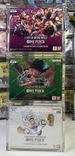 One Piece Booster Box Acrylic Case Magnetic Lid - UV resistant - US seller - Image 2