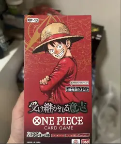 One Piece Card Game OP13 Inherited Will Booster Box Japanese Sealed - Image 1