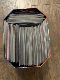Bulk Lot Of Pokemon Trading Card Sleeves In A Tin (10 Random Cards Included) - Image 2