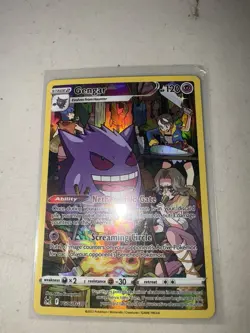 Pokemon Card - Gengar TG06/TG30 Ultra Rare Lost Origin Trainer Gallery SWSH Holo - Image 2