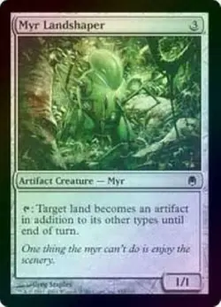 Myr Landshaper | Darksteel (Foil) - Image 1