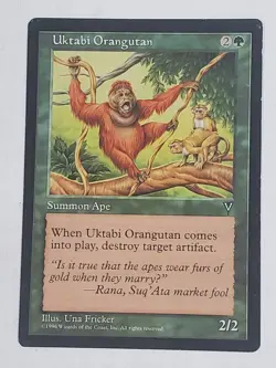 MTG Uktabi Orangutan (Visions/Green/U) - BGM - Image 1
