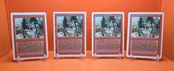 🔴(4) 1994 MAGIC The Gathering MONS S GOBLIN RAIDERS REVISED 3RD EDITION PLAYED3 - Image 1