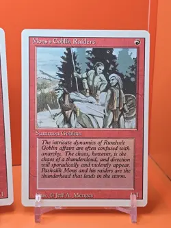 🔴(4) 1994 MAGIC The Gathering MONS S GOBLIN RAIDERS REVISED 3RD EDITION PLAYED3 - Image 5