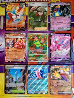 Pokemon TCG: Mixed Binder Collection Lot Full Art Promo IR Sealed Products - Image 4