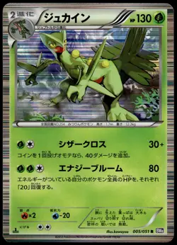 Sceptile Holo 005/051 BW8 Spiral Force 1st Edition Japanese Pokemon [NM] (1) - Image 1