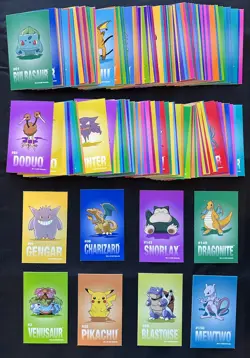 2000 Pokemon Sandylion Complete Sticker Set - (150 Total) NM - Charizard (#2) - Image 1