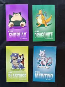2000 Pokemon Sandylion Complete Sticker Set - (150 Total) NM - Charizard (#2) - Image 2