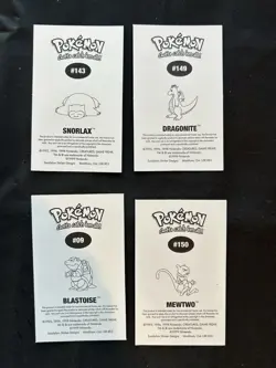 2000 Pokemon Sandylion Complete Sticker Set - (150 Total) NM - Charizard (#2) - Image 4