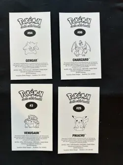 2000 Pokemon Sandylion Complete Sticker Set - (150 Total) NM - Charizard (#2) - Image 5