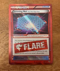 Pokemon Jamming Net Team Flare Hyper Gear 98/119 Phantom Forces Holo Rare - LP - Image 1