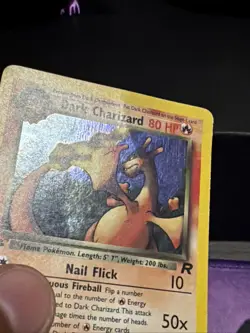 Pokemon TCG Dark Charizard 1st Edition Holo Hp Has Wear To It - Image 3