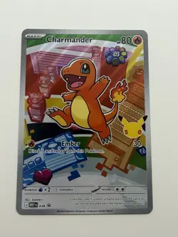 Pokemon TCG Charmander 038 Me: Mega Evolution Promo Holo Promo English 2023 - Image 1