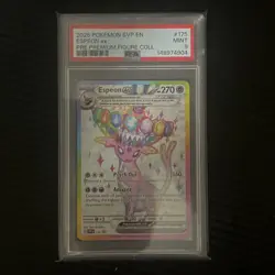 2025 POKEMON SVP EN-SV BLACK STAR PROMO #175 ESPEON EX PSA 9 - Image 1
