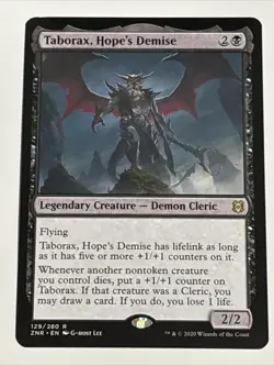 MTG Zendikar Rising Taborax, Hope's Demise 129/280 NM Rare - Image 1