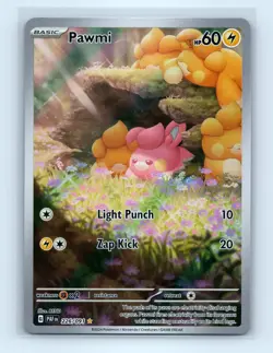 Pokemon tcg SV: Paldean Fates Pawmi Near Mint or Better - Image 1