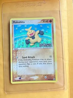 2005 EX Delta Species Makuhita #75 Reverse Holo Stamped Pokemon - Image 1