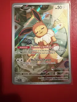 Eevee 173 Promo Prismatic Evolutions Pokemon Center Exclusive Black Star NM - Image 1