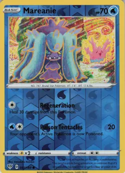 Mareanie 051/189 Common Darkness Ablaze Pokemon Reverse Holo Near Mint - Image 1