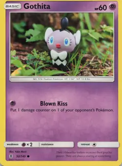Gothita 52/145 Common Guardians Rising Pokemon Near Mint - Image 1
