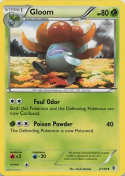 Gloom 2/149 Uncommon Boundaries Crossed Pokemon Near Mint - Image 1
